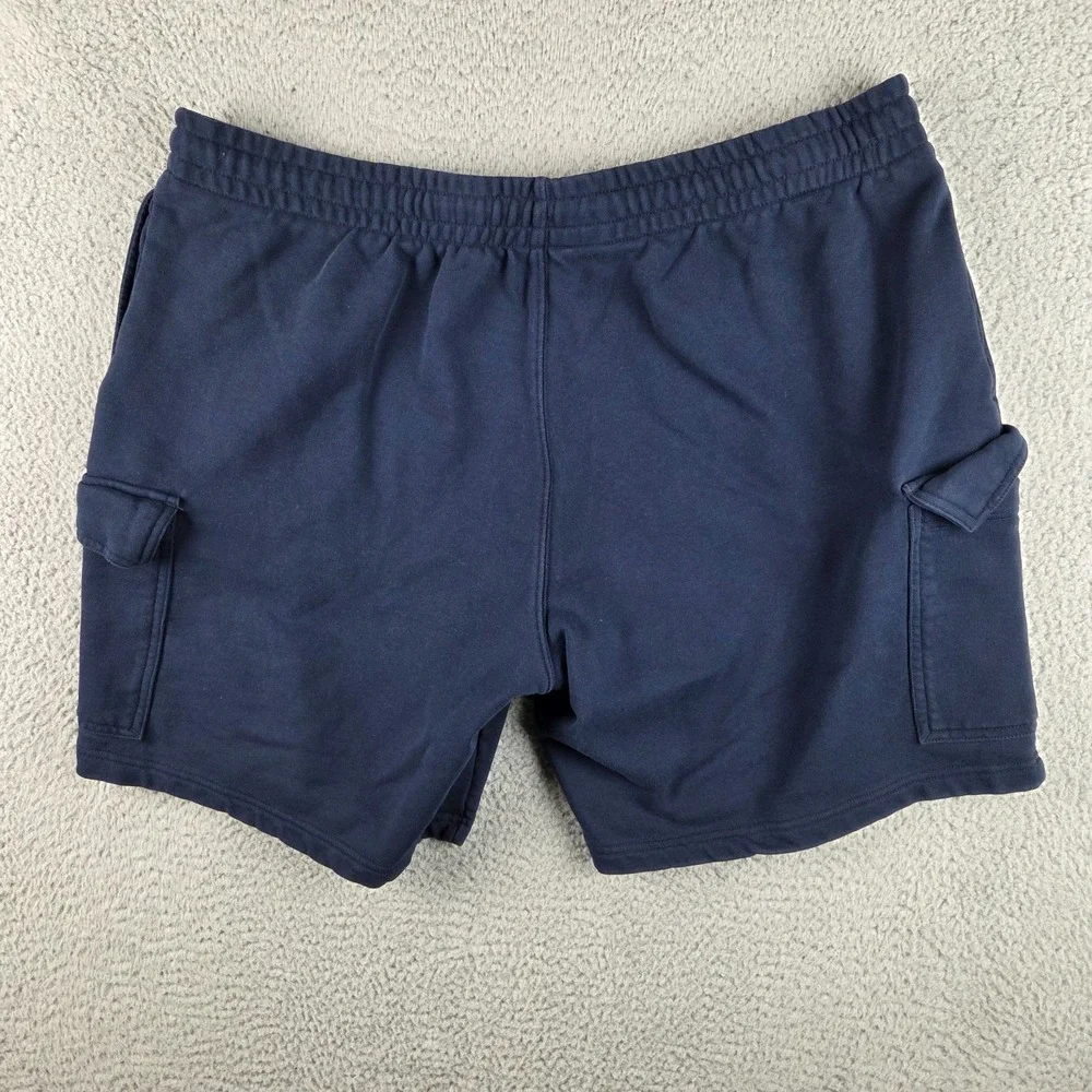 Lacoste‎ Cotton Fleece Cargo Shorts Mens 4XL Blue Sweat